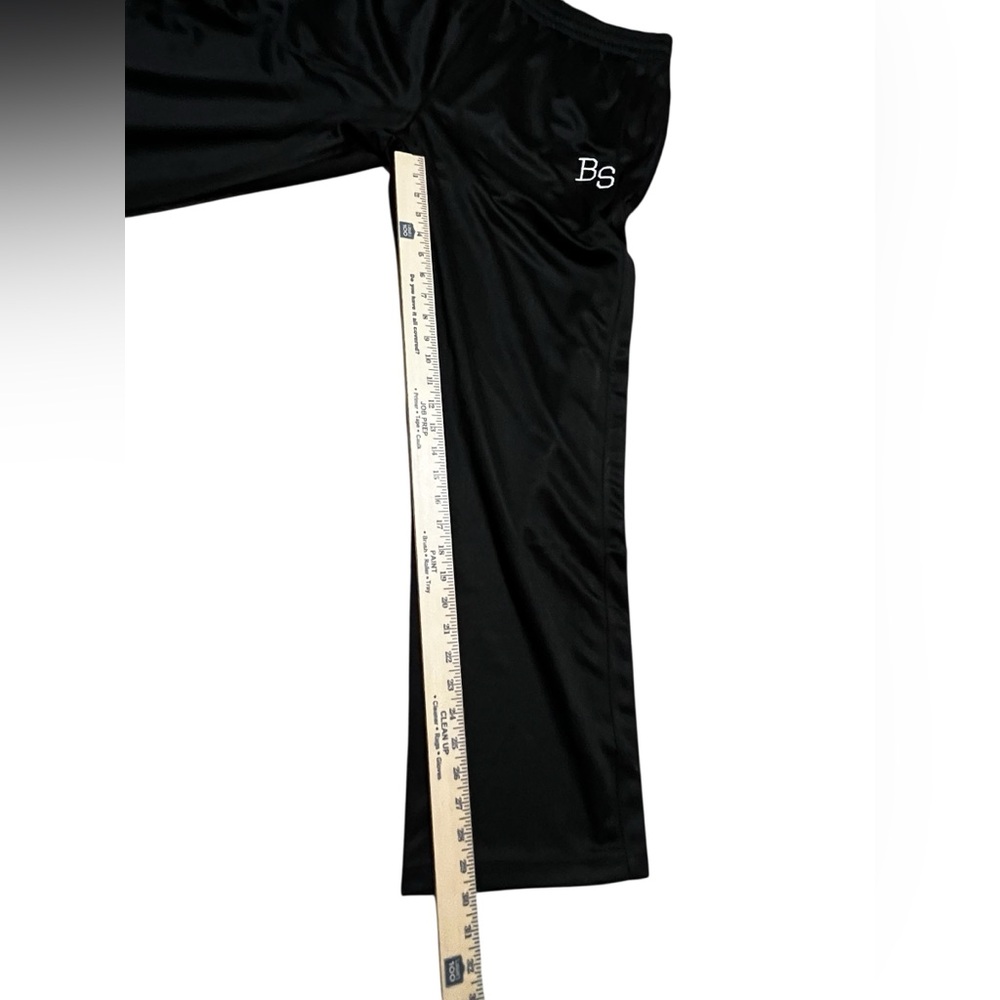 Black Scale collegiate men's track pants Athletic Logo black size 38 - Picture 4 of 16